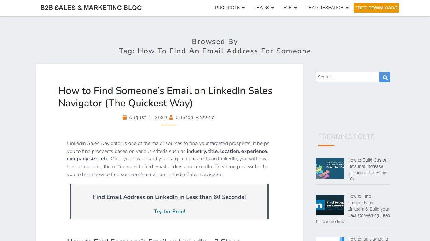 How To Find An Email Address For Someone (The Quickest Way)